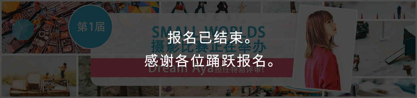 第1届 SMALL WORLDS 摄影比赛正在举办